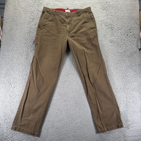 Dockers Other - Dockers Pant Mens 36x34 Brown Cotton Khakis Straight Relaxed Utility Workwear